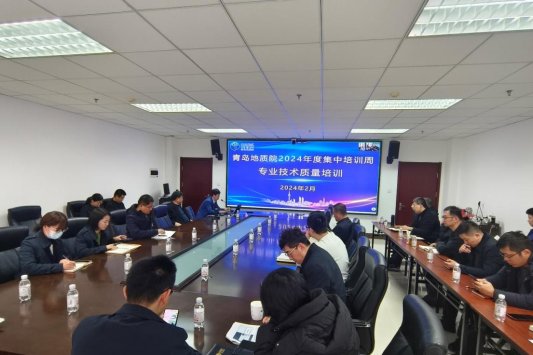 青kaiyun网站岛地质院组织开展专业技术质量培训活动